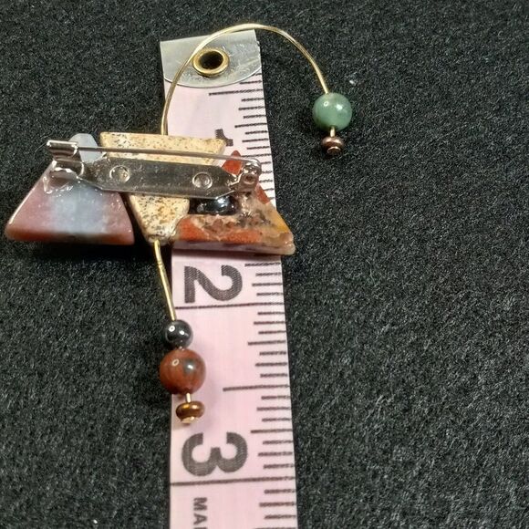 Artisian Brooch Multishaped and Colored - Picture 5 of 7